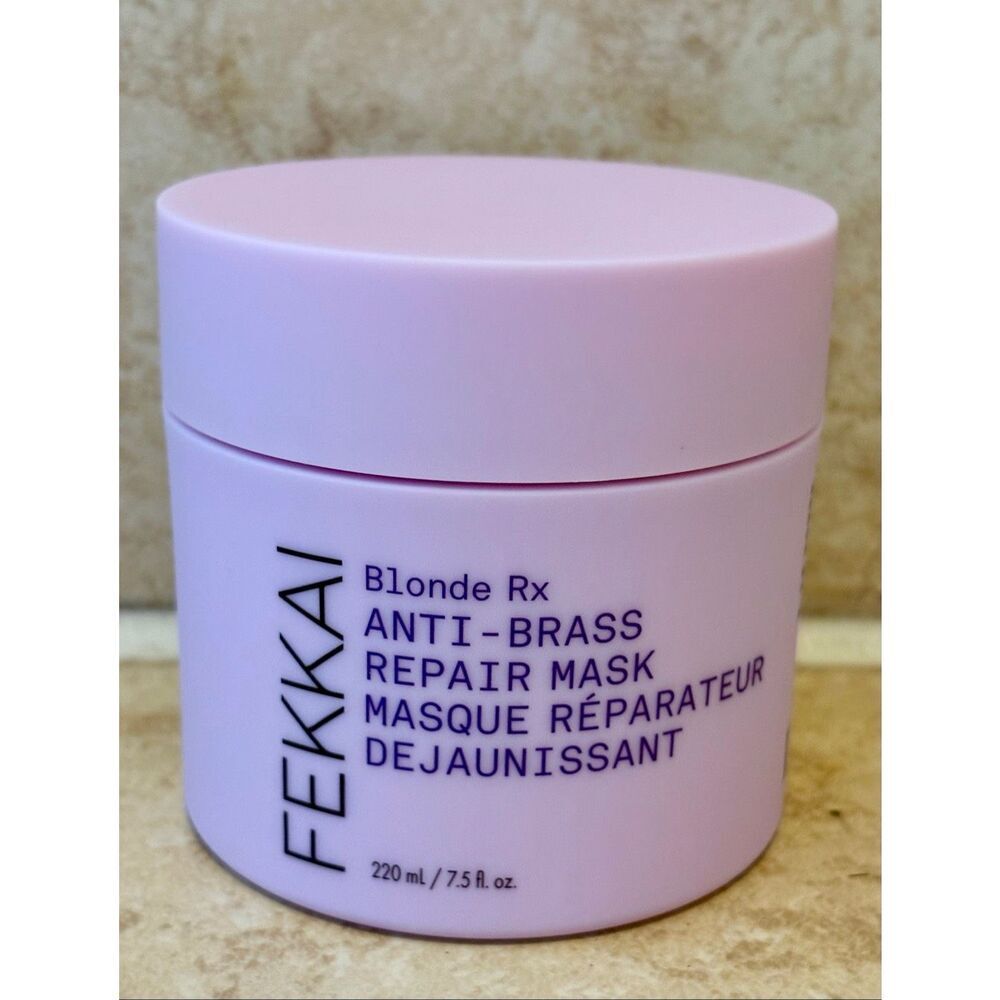 FEKKAI - NWT - Blonde Rx Anti-Brass Repair Mask, Neutralizes Brassiness, 7.5 oz